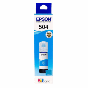 Botella Tinta Epson T504 CYan