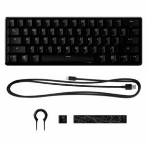 HyperX Alloy Origins 60 RGB Teclado Mecánico Switch Red, Anti-Ghosting, Inglés, Negro - Imagen 4