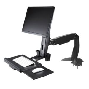Brazo soporte Ajustable en Montaje Startech (para Monitor de hasta 34“ VESA, 360°, Negro) - Imagen 3