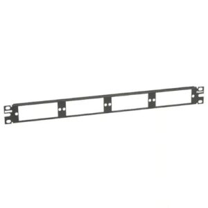 Panel Panduit Conexión de Fibra Plano, Negro, 1 RU - Imagen 2