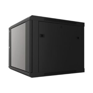 Gabinete Nexxt Solutions de 19", 600x600, 15U, SKD, 2FAN, Negro - Imagen 1