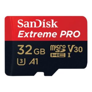 Tarjeta de memoria MicroSD SanDisk Extreme Pro 32GB, SDXC, UHS 3, con Adaptador, Clase 10 - Imagen 1
