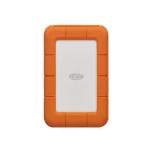 Disco duro portátil LaCie Rugged USB-C 1TB, Resistencia a caídas, Color Naranja - Imagen 3