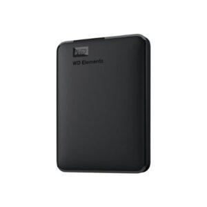 Disco duro portátil Western Digital Elements 2TB,USB 3.0, Color Negro