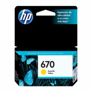 Tinta HP 670 Yellow