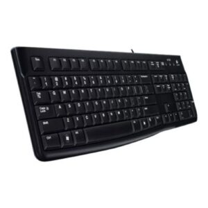 Pack teclado y mouse Logitech MK120 alámbrico USB, Español, Negro