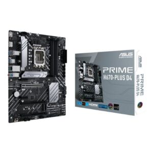 Placa Madre ASUS Prime H670-Plus D4, Socket LGA1700, 128GB DDR4, PCIe 4.0 - Imagen 2
