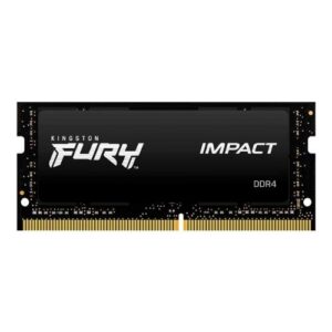 Memoria RAM Kingston Fury Impact de 16GB (DDR4, 3200MHz, CL20, Non ECC, SODIMM)