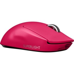 Mouse Gamer Inalámbrico Logitech G Pro X Superlight, 2.4GHz, Sensor HERO 25K, 1000Hz, Color Magenta