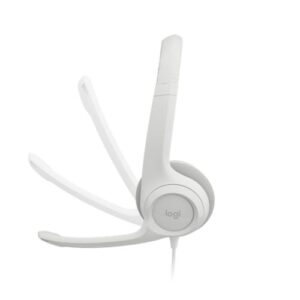 Logitech Astro Audifono Logitech H390 Usb Blancos Sonido Estereo Digital - Imagen 3