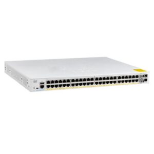 Switch Cisco Catalyst 1000FE-48P-4G-L de 48 Puertos (Gestionado, PoE+, SFP/RJ-45, 370 W) - Imagen 2