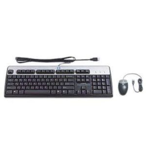 Kit de teclado y mouse HPE USB US - Imagen 1