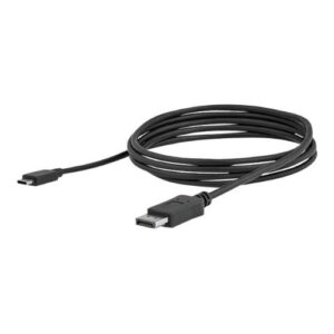 StarTech USB-C a DisplayPort Cable de 1,8m 4K 60Hz Negro - Imagen 2