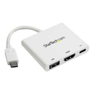 Startech Adaptador Multipuertos Usb-C Con Hdmi Puerto Usb 3.0 Pd De 60W Blanco - Imagen 3