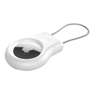 Belkin Candado Secure Holder Con Cable Fino Metálico Para Airtag Blanco P/N - Imagen 3
