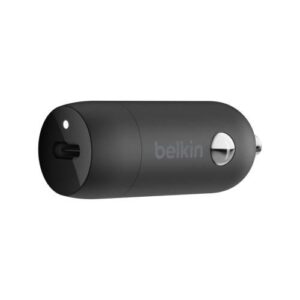 Cargador para Auto Belkin BoostCharge con Cable USB-C a Lightning (30W, Negro) - Imagen 3