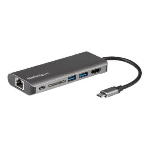 Docking Station USB-C, HDMI Red Ethernet Lector SD Concentrador Hub USB con PD - Imagen 1
