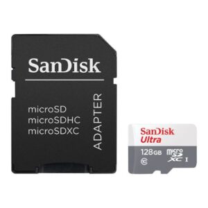 Tarjeta MicroSD SanDisk Ultra de 128GB (UHS-I, Class10 A1, con Adaptador SD) - Imagen 2