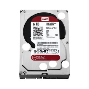 Disco Duro para NAS Western Digital WD Red 3.5", 6TB, SATA III 6Gb/s, 5400RPM, 256MB Cache