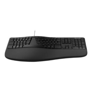 Microsoft Teclado Usb Ergonomic Design All Negro Win32 Español P/N - Imagen 1