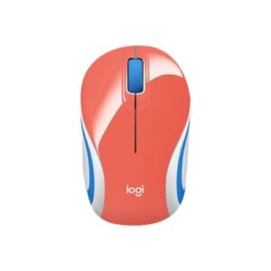 Logitech Mouse Inalambrico M187 3 Botones 2.4 Ghz Coral P/N - Imagen 1