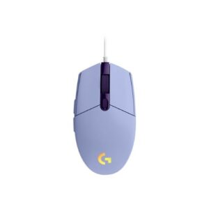 Logitech Mouse Gamer G203 Lightsync Violeta Usb - Imagen 1