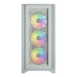 Corsair Gabinete 4000X White - panel lateral con ventana (cristal templado) - sin fuente de alimentación (ATX)