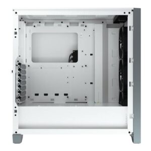 Corsair Gabinete 4000X White - panel lateral con ventana (cristal templado) - sin fuente de alimentación (ATX) - Imagen 3