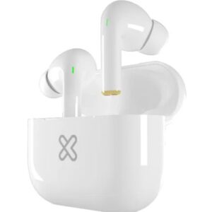 KlipX audifonos TWS TuneFiBuds 37hrs autonomia blanco