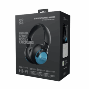 KlipX audifonos noise cancelling HiFi 44Hr autonomia negro - Imagen 3