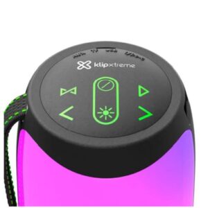 Klip Xtreme Speaker BT KBS-350BK LED light 16W IPX6 TWS 11hr - Imagen 3