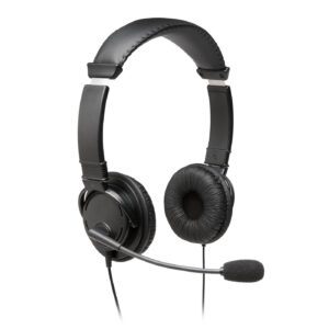 Kensington Audífonos Con Micrófono Hifi, Over-Ear, Conexión Jack 3.5Mm, Negro