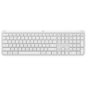Teclado Inalámbrico Logitech Signature Slim Keyboard K950, Alterna hasta 3 Dispositivos, Blanco
