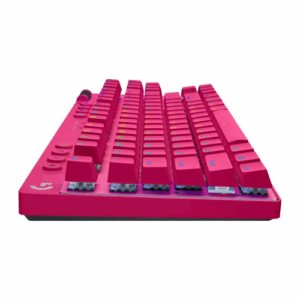 Logitech G PRO X TKL LIGHTSPEED Wireless Gaming Keyboard, Tactile Switches (GX Brown), Magenta - Imagen 3