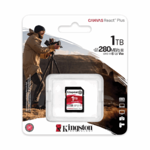 Tarjeta SD Kingston Canvas React Plus de 1TB V60, UHS-II U3, Class10, hasta 280MB/s - Imagen 3