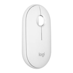 Logitech Pebble Mouse 2 M350s - Bluetooth, 4000 DPI, 3 Botones, Óptico, Portátil, Blanco - Imagen 3