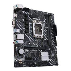 ASUS PRIME H610M-K D4 - Micro ATX, Intel H610, LGA 1700, DDR4, PCIe 4.0, M.2, SATA 6Gb/s, HDMI, Realtek 1Gb Ethernet - Imagen 3