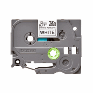 Cinta Brother TZeS231 negro sobre blanco rollo 12 cm x 8 m - Imagen 3