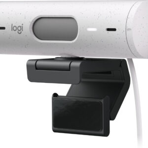 Logitech Cámara Web Brio 500, Full Hd 1080P, Micrófono Integrado, Usb-C, Blanco - Imagen 3