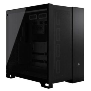 Gabinete Gamer Corsair 6500D AIRFLOW, Negro, Dos cámaras semitorre, ATX, E-ATX - Imagen 3