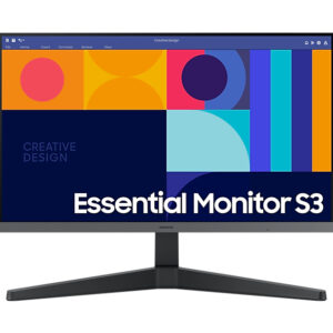 Monitor Samsung Essential S3 de 24“ IPS, Full HD, 100Hz, D-Port+HDMI, FreeSync, Vesa - Imagen 1