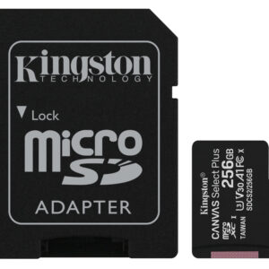 Tarjeta de memoria microSD Kingston Canvas Select Plus de 256GB