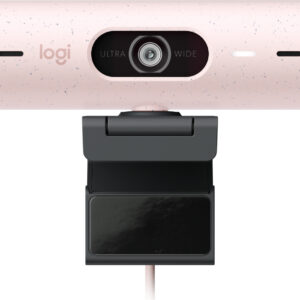 Cámara Web Logitech Brio 500 de 4 MP (Full HD, USB-C, Rosado) - Imagen 4