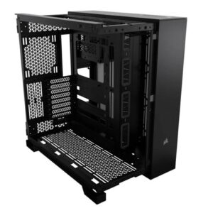 Gabinete Gamer Corsair 6500D AIRFLOW, Negro, Dos cámaras semitorre, ATX, E-ATX - Imagen 2