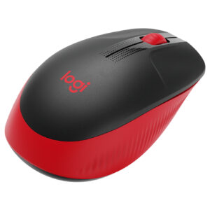 Mouse Logitech Inalámbrico M190 (Receptor USB, Negro/Rojo, 3 Botones, Pila AA) - Imagen 5
