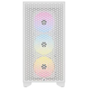 Gabinete Gamer Corsair 3000D RGB AIRFLOW ATX, Vidrio Templado, 3x Ventiladores ARGB, Blanco - Imagen 3
