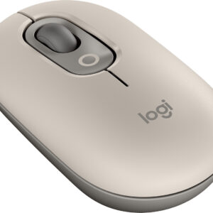 Mouse Inalámbrico Logitech POP con Botón de Emoji, Bluetooth LE, Mist Sand - Imagen 1