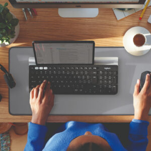 Mousepad Logitech Desk Mat Studio Series, 70x30cm, Espesor 2mm, Lavanda - Imagen 10