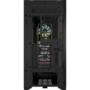 Gabinete Gamer Corsair 5000X RGB, Mid Tower, Black, Vidrio Templado, ATX/EATX/ITX - Imagen 2