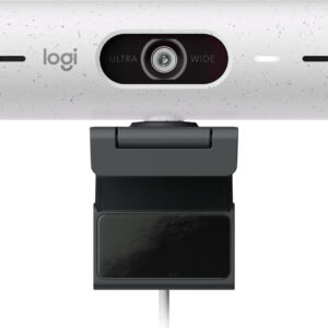 Logitech Cámara Web Brio 500, Full Hd 1080P, Micrófono Integrado, Usb-C, Blanco - Imagen 4